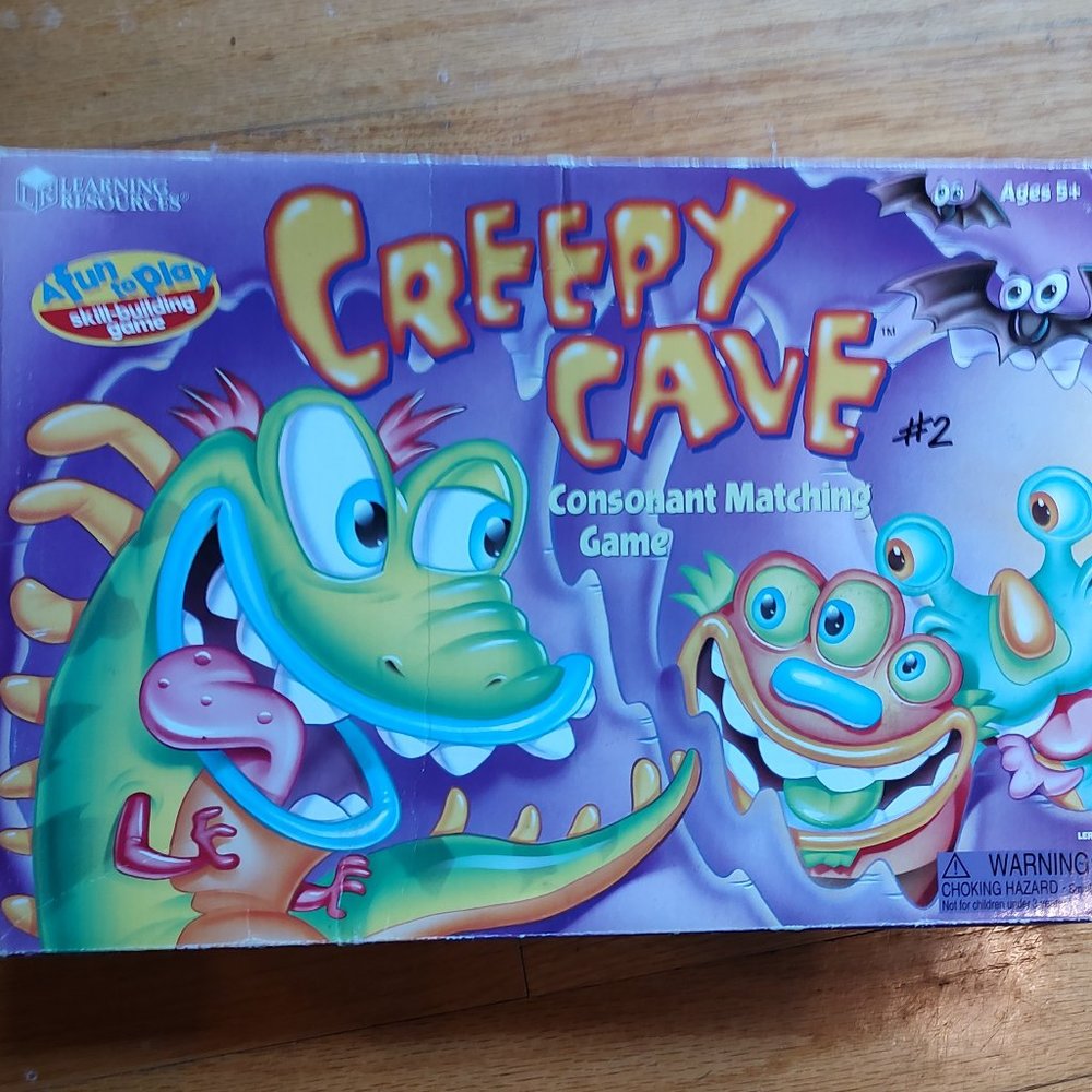 Creepy Cave Consonant Matching Game by Learning Resources Educational Game